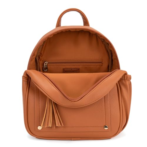 Image of Montana West Mini Backpack Purse for Women Anti Theft Backpacks with Secured Zipper and Tassel