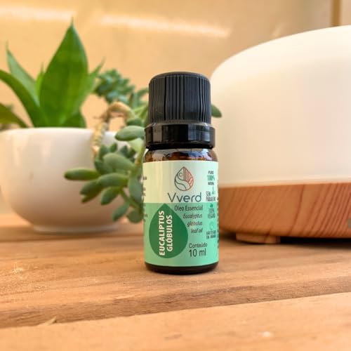 Vverd Óleos Essenciais, Kit com 3 Fragrâncias, Citronela, Eucalipto e Lavanda, 10ml cada