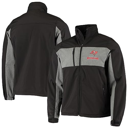 Image of dunbrooke Men's Navy Tennessee Titans Zephyr Softshell Full-Zip Jacket