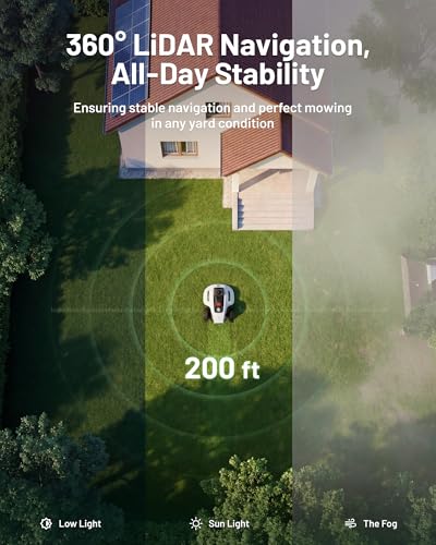 Image of (2026 Upgrade) Mammotion YUKA mini 2 1000H Robotic Lawn Mower Reception 0.25 Acre, 360 LiDAR + AI Vision, 45% Slope, DropMow, Smart Battery Management,Cutting Heights 2.0 inch-3.5 inch