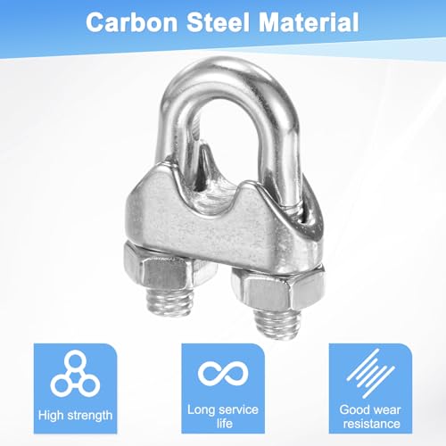 Collier de serrage M6 acier inoxydable 6mm M METERXITY pour cordes