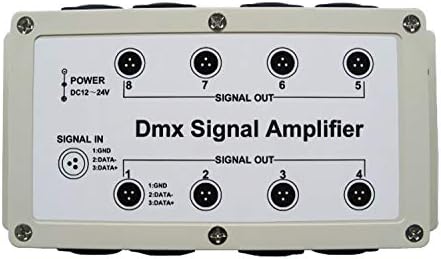 8 output 3pin DMX Splitter/Buffer