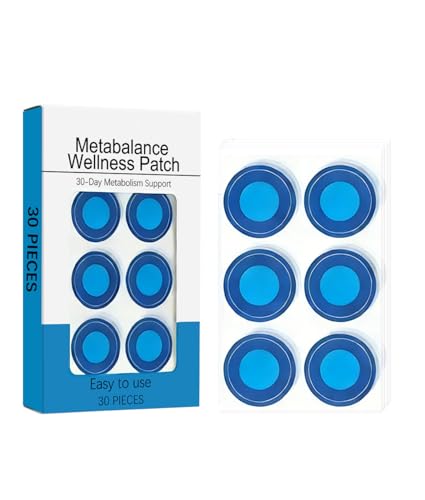 30 PIECES Metabalance Weightloss Patches Berberine Patches for Women & Men Natural Plant Extracts Gentle Soothing for Sensitive Skin Wellness Support Patch for Daily Body Management