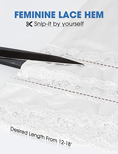 Subuteay Lace Split Slips for Women Smooth Bloomer Pants Above Knee Pettipants4