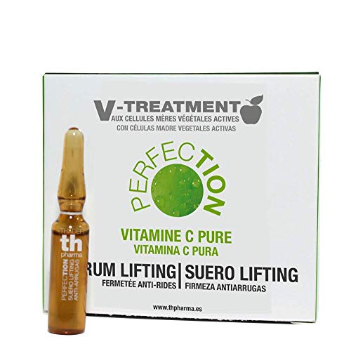 Thader TH Pharma Suero Lifting/Firmeza Anti arrugas con Vitamina C Pura V-Treatment Anti-Edad para Recuperar Firmeza y Elasticidad/Suero Facial Antiarrugas (15x2 ml)