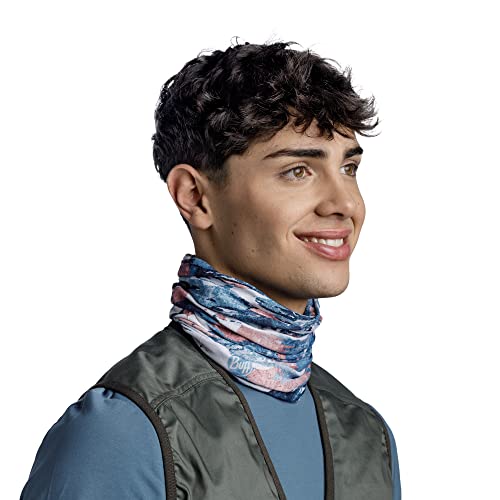 Image of BUFF CoolNet UV Neck Gaiter, UPF 50 Sun Protection, Breathable, Versatile, Quick Dry Face Mask, Multi-Colored, Adult Size