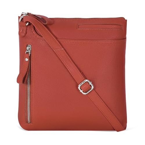 Image of Leather Crossbody Bags for Women - Ladies Sling Handbags - Medium Cross body Purses Handbags - Purses For Women