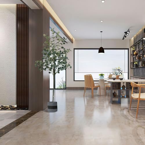 6 Feet Faux Eucalyptus Tree in Plastic Nursery Pot, high Density of 506 Silver Dollar Realistic Leaves, Freshness, Healing and Resilience, Green for Living Room, Home Decor Hotel Indoor Outdoor — view 4