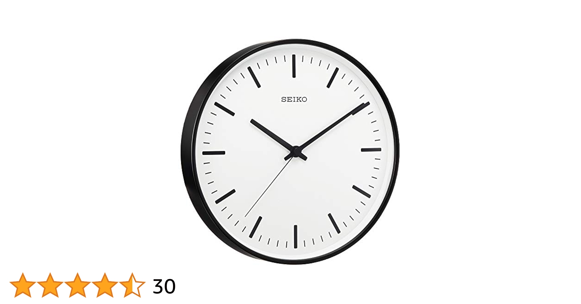 SEIKOSHA アナログ掛時計 黒 直径約51cm Amazon.co.jp: セイコークロック 茶木地 本体サイズ:直径33.0