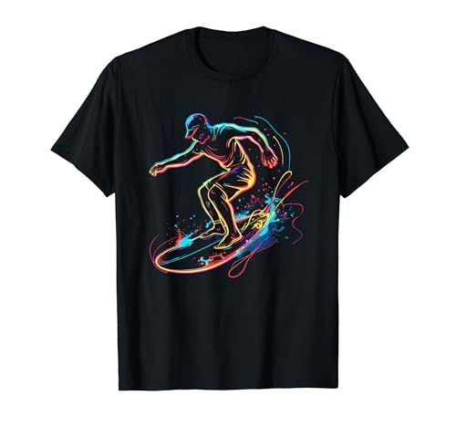 Surfer Retrowave Camiseta