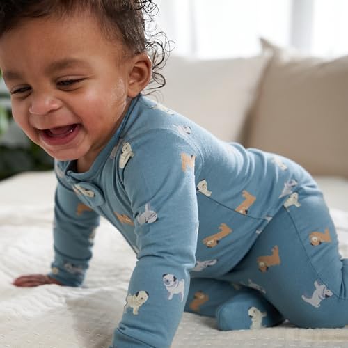 Image of Gerber Baby Boys' 4 Pack Sleep 'N Play Footie