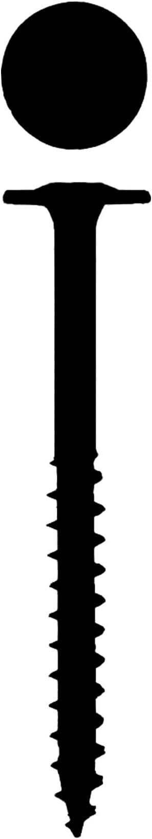 1/4" x 3" Exterior Washer Head Structural Wood Lag Screws Powerlags Torx T-Star (50 EA) Bit Included Heavy Duty Rust Resistant