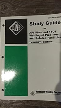 Paperback AWS API-M:2008 Study Guide for API 1104 Welding of Pipelines and Related Facilities Book