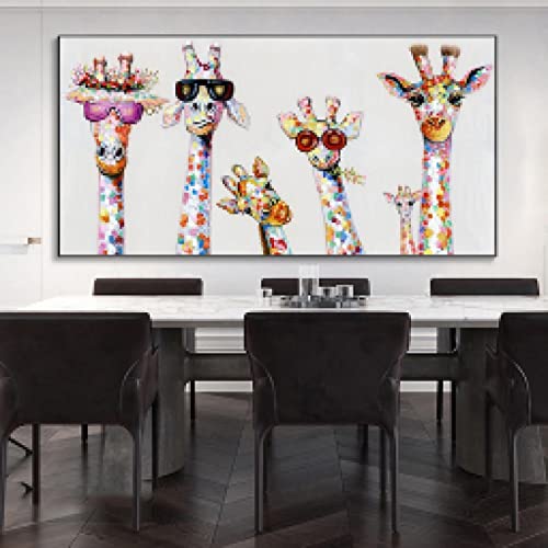 Image enfant chambre décor girafe pour célébrer les liens familiaux avec gaieté et couleurs