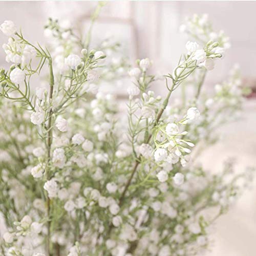Gypsophile artificiel de qualité supérieure fleurs réalistes de table 3 pcs