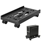 PC Ständer: Computerständer mit Vier Rädern, Universal Verstellbare CPU Ständer, Computer-Desktop-Ständer, CPU Halterung, für Desktop Computergehäuse für Büro, Arbeitszimmer, Schlafzimmer
