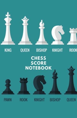 Chess Score Notebook: Record Your Games, Log Wins Moves & Strategy | Note, Notation, Journal Match Scorebook | Easy To Carry Small Portable Size