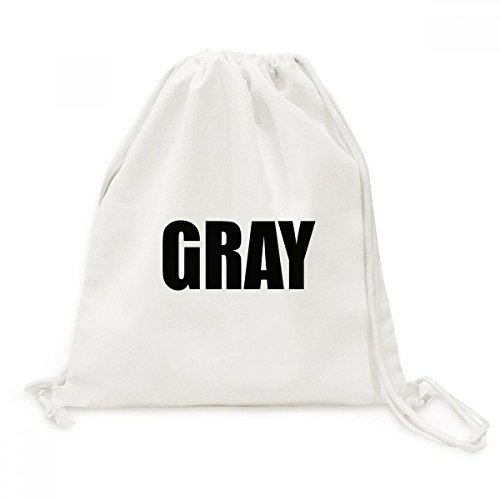 Sac à cordon en toile noire sac de voyage léger et compact