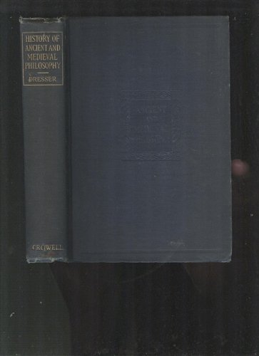 A history of ancient and medieval philosophy B00085K7U0 Book Cover