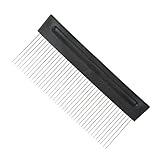 Nichiyo Stainless Steel Graining Tool for Wall Texture, 12 Inch Lightweight Scarifier, Plaster Art Scraper for Cement Decoration and Home Texture Projects(D1139B)