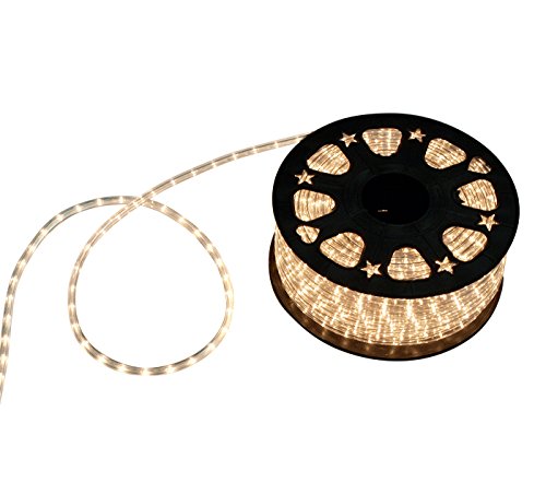 Preisvergleich Produktbild GEK Lichtschlauch 50m transparent / warmweiss, innen + aussen