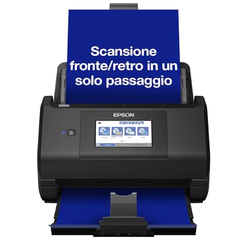 Risparmio di tempo. La scansione fronte/retro in un unico passaggio, l’alimentatore automatico di documenti da 100 fogli e la velocità di scansione di 35 ppm/70 ipm* consentono di completare il lavoro rapidamente e di risparmiare tempo.