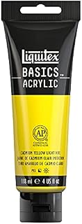Liquitex Basics Acrylic, 118 ml Tube - Cadmium Yellow Light Hue