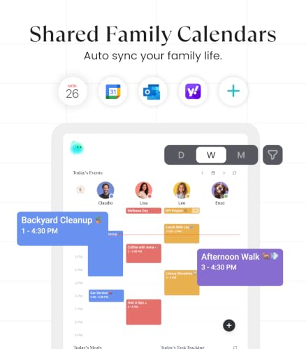 Image of Calendar Plus 3: 32 inch4K Smart Digital Calendar with Google Play Store | Customizable Dashboard, Electronic Touch Screen Wall Planner with Voice Agent, Chore Chart&Reward, Meal Planner & Wall Mount