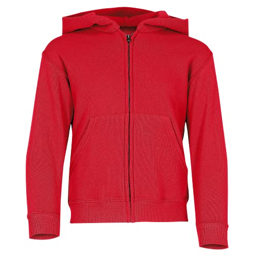Fruit of the Loom Classic Hooded Sweat Jacket Kids Unisex Kinder...