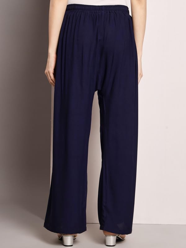 Image of Soft Colors Women Regular Fit Pocket Palazzo