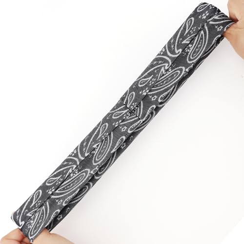 Image of DRESHOW Yoga Sports Headbands for Women Elastic Non-Slip Headbands Workout Running Hair Bands 6 Pack