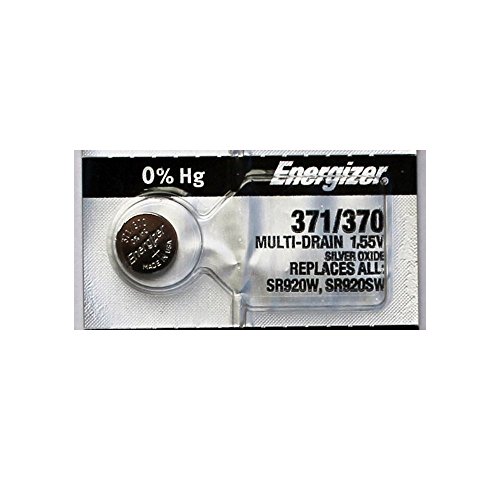 2 x Energizer 371 370 SR920W SR920SW 1.5V Watch Batteries