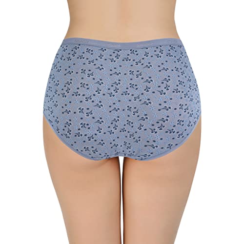 Image of Amante Printed Cotton Full Brief Panty Pack(Pack of 3)