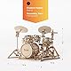 Rolife 3D Wooden Puzzles Model Kit for Adults and Teens to Build (Drum kit)