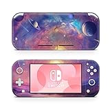 ZOOMHITSKINS Switch Lite Accessories, Compatible for Nintendo Switch Lite Skin, Rose Pastel Planet Galaxy Rose Pastel Eclipse Solar Blue, 3M Vinyl, Durable & Fit, Easy to Install, Made in The USA
