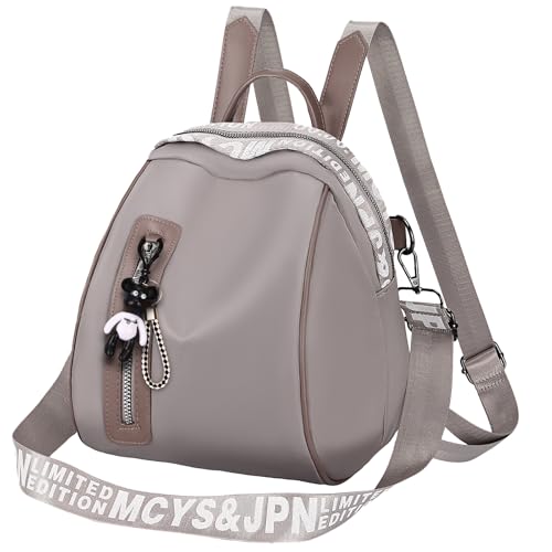 Eshow Petit Sac à Dos Femme Nylon, Mini Sacs à Main Portés Dos Femme Backpack Fort Léger Elegant...