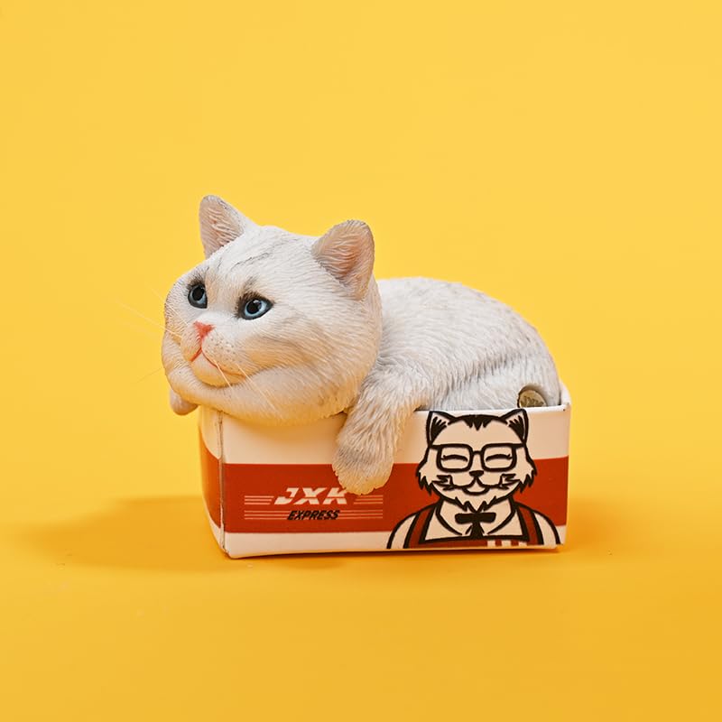 Cadeau pour maman amoureux de chats avec cette figurine JXK en résine durable