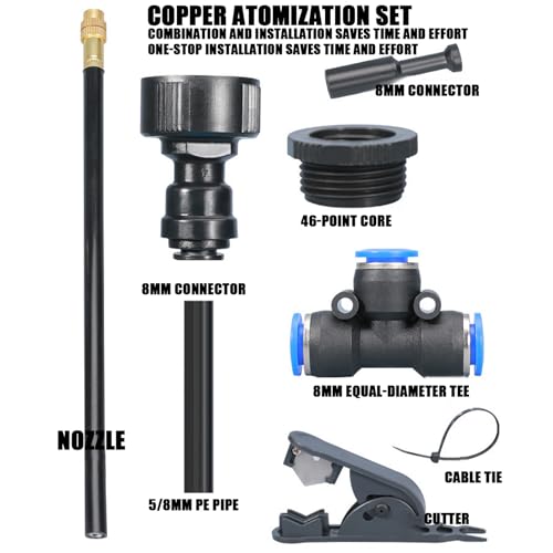 Drip irrigation setup ajustable 360° pour massifs et potagers - 6