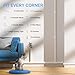 Delamu Large TV Cord Hider Wall, 94.5in Cord Covers for 3-4 Wires on Wall, Easy Set up Cable Hider Cable Management, Wire Hiders Wire Covers for TV Cords, Cables Cover Raceway, 6X W1.18 H0.67in, White