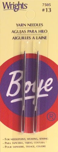 Boye 7505 Steel Yarn Needles - Size 13, 2 per Pack2