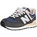 Produktbild New Balance 574 Sneaker Trainer Schuhe (Black/Grey, EU Schuhgrößensystem, Erwachsene, Numerisch, M, 43)