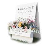 Flower Box Welcome Sign - Wedding Welcome Sign