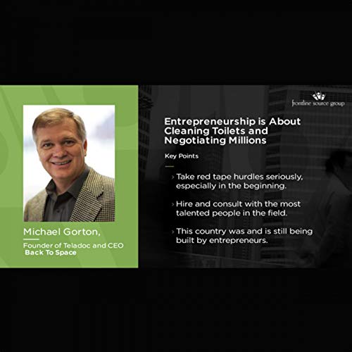 Entrepreneurship is About Cleaning Toilets