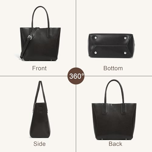 Top Handle Handbags Shoulder Bags for Women Genuine Leather Purses with Adjustable Strap3