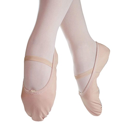 Danzcue Adult Full Sole Leather Ballet Slipper3