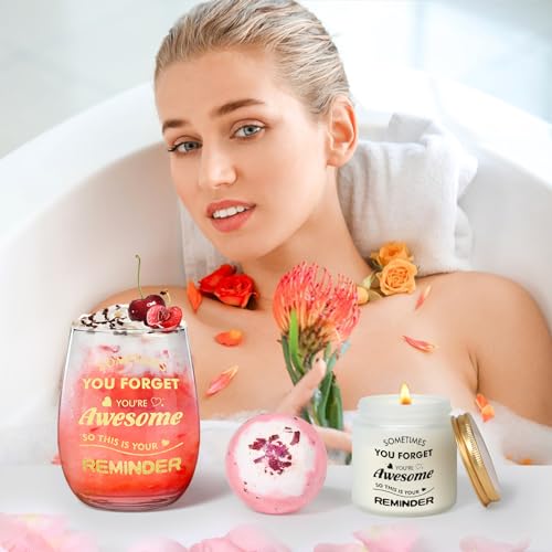 Tecanne Birthday Gifts for Women, Presents for Her: Mum Grandma Best Friends Sisters Daughter Bestie, Ladies Pamper Hamper Gift Box