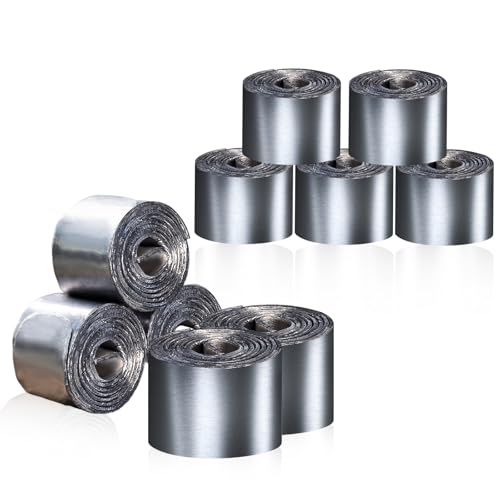 Suave Rollo de Plomo Bootoow 10 Rollos Pesca Hoja de Plomo (0.6mm,0.7mm)