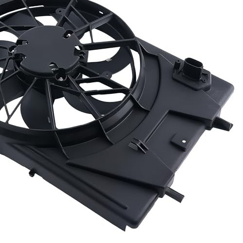 Image of maXpeedingrods Radiator Cooling Fan Assembly for Chevrolet Cobalt 2006-2008, for Pontiac G5 2007-2008, Pursuit 2006, for Saturn Ion 2006-2007, 621057 76082 15849644