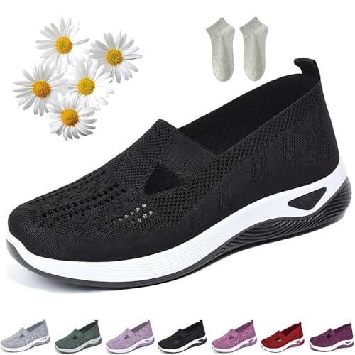 Addenno Womens Shoes, Enjerr Orthopaedic Sneakers, Casual Orthopedic Breathable Soft Slip on Walking Shoes