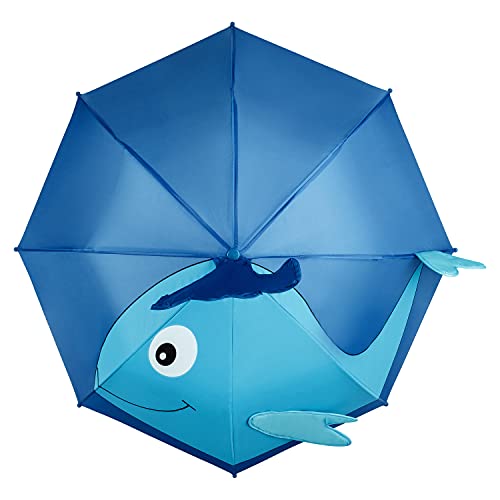 Kinder-Regenschirm von Lilienfeld für Jungen mit Wal-Motiv